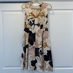 Ann Taylor Floral Sleeveless Dress